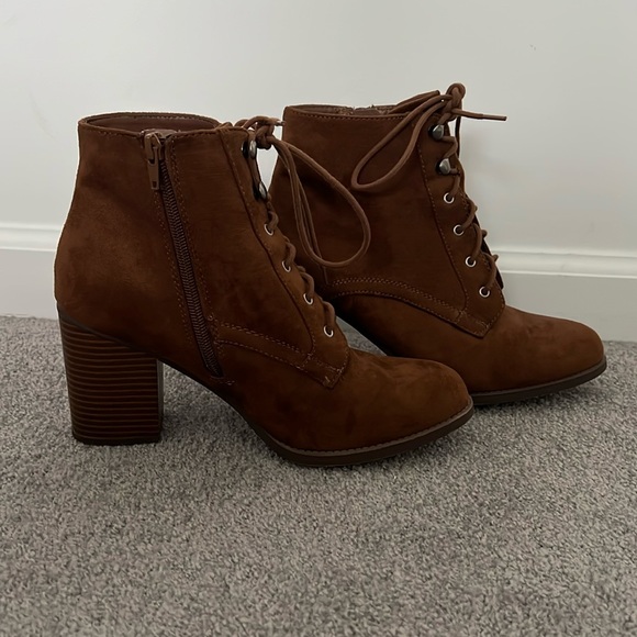 Soda Heeled Booties - Picture 1 of 6